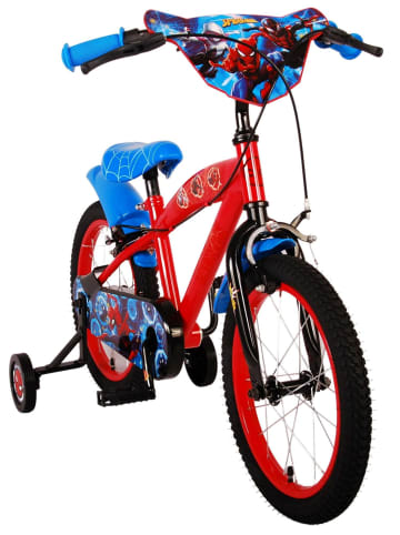 Volare Kinderfahrrad Spider-Man  16  Zoll, ohne Rücktrittbremse in rot