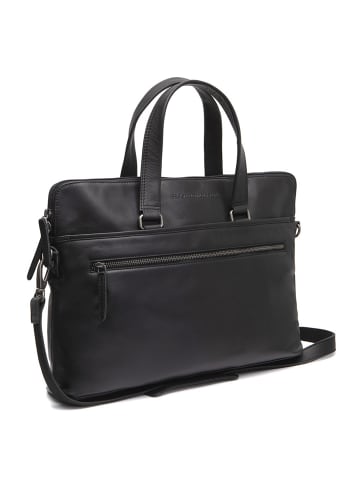 The Chesterfield Brand Elvas Aktentasche Leder 40 cm Laptopfach in black