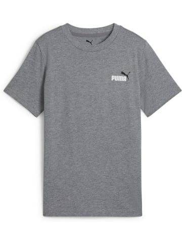 Puma T-Shirt "ESS 2 COLOR Small No.1 Logo Tee B" in Grau
