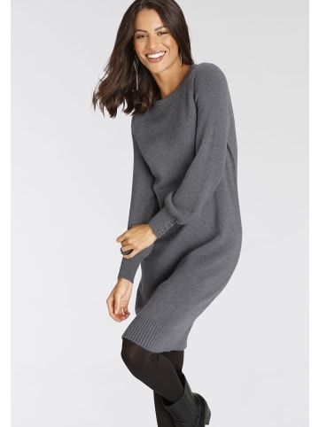 Laura Scott Strickkleid in mittelgrau