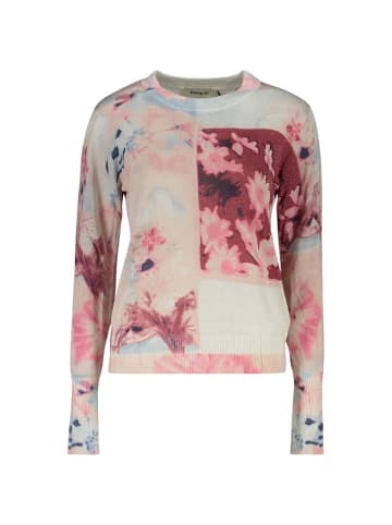 Desigual Rosa Viskose-Strickpullover