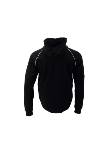 adidas Pullover Tech Hybrid 1/2 Zip Hoodie Top Hooded in Schwarz