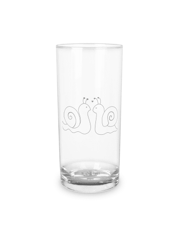 Mr. & Mrs. Panda Glas Schnecken Liebe ohne Spruch in Transparent