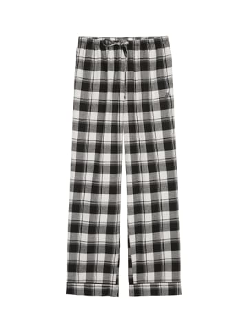 Marc O'Polo Pyjamahose Cozy Flanell in black check