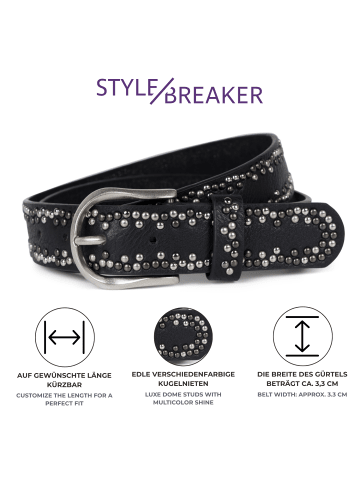 styleBREAKER Gürtel in Silber