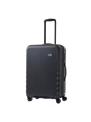 Pack Easy Flow 4 Rollen Trolley M 66 cm mit Dehnfalte in anthrazit