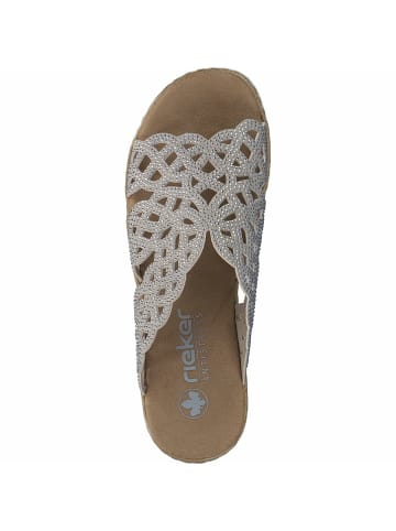 rieker Pantoletten für Damen in silber