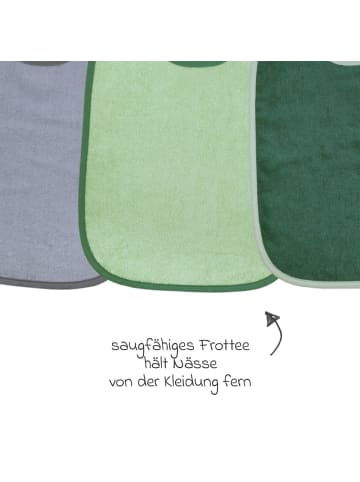 Wörner Riesen-Bindelätzchen 3er Pack 32 x 40 cm in gruen