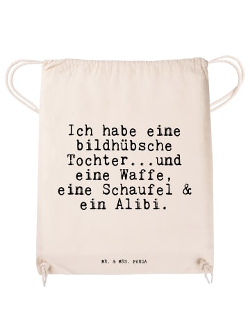 Mr. & Mrs. Panda Stoffbeutel Ich habe eine bildhübsche... mit Sp... in Creme