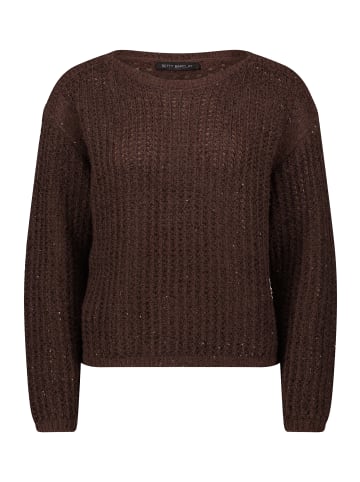 Betty Barclay Grobstrick-Pullover mit Pailletten in Light Maroon