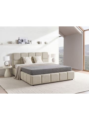 Beliani 2-tlg Doppelbett NOYON in Beige