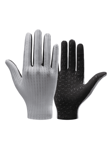 Rockbros Atmungsaktive Vollfinger-Fahrradhandschuhe (M)