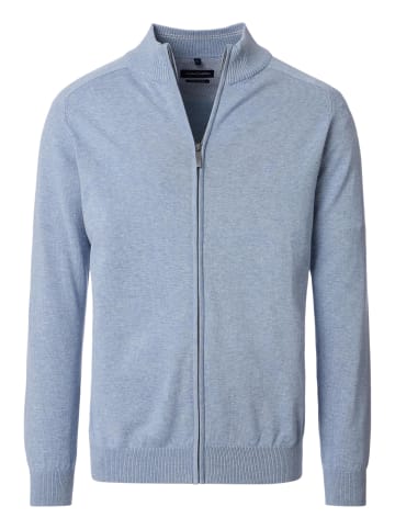 Casa moda Strickjacke Basic in Hellblau