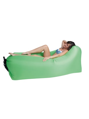 Happy People Lounger To Go Air 2.0 Luftsofa Sitzsack aufblasbar in Grün