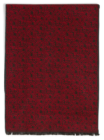 JOOP! Schal in anthrazit rot - 0001
