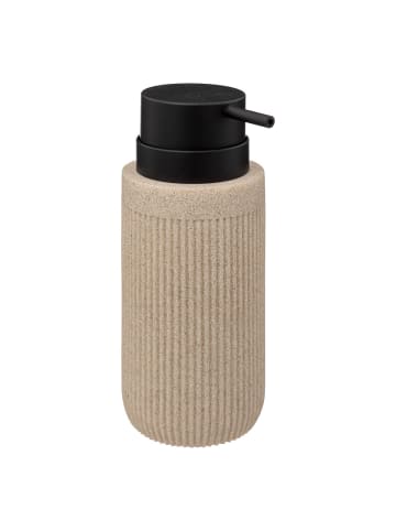 5five Simply Smart Seifenspender ONYX, Schiefer in Beige, Ø 7 x (H) 17,4 cm