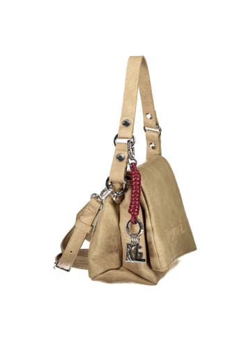 Desigual Beige Damen mit Removable Strap und Compartments Tasche aus Polyurethan