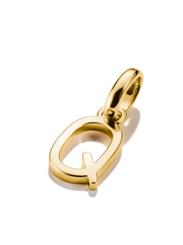 Thomas Sabo Charm-Anhänger Buchstabe Q Connect in gold