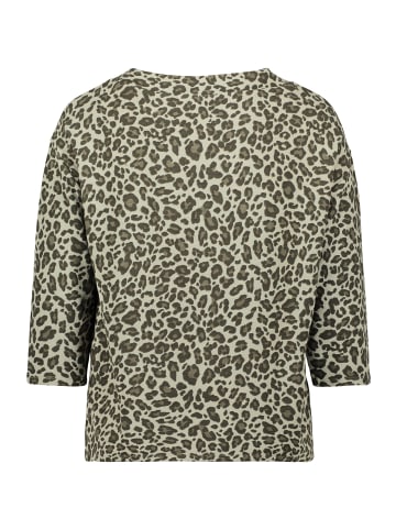Betty Barclay Sweatshirt mit Kragen in Khaki/Khaki