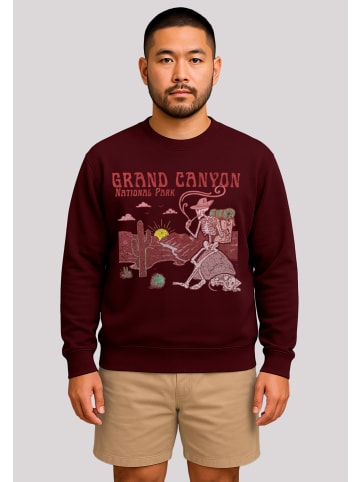 F4NT4STIC Sweatshirt US National Parks Grand Canyon Sunrise in maroon