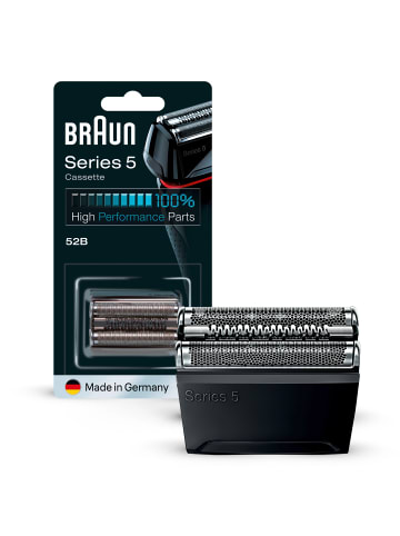 Braun Ersatzscherkopf "Series 5 – 52B" in Schwarz