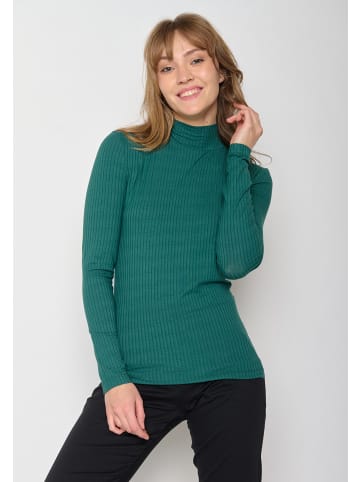 GreenBomb Longsleeve Basic in Dschungel Grün