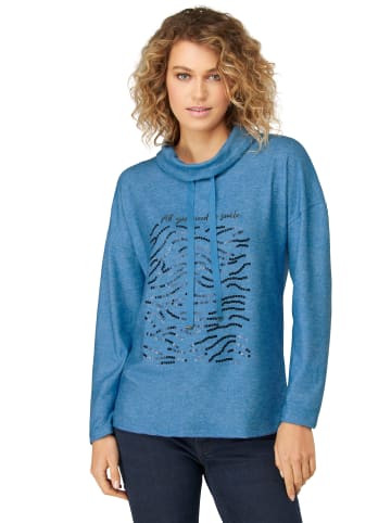 Gina Laura Sweatshirt in himmelblau