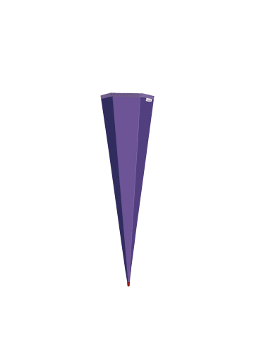 Schultüten-Rohling groß 85 cm in Lila