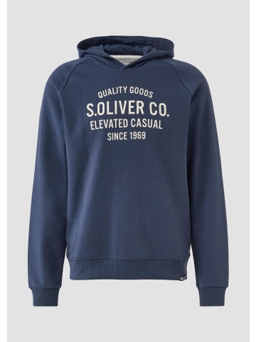 s.Oliver Sweatshirt in 58D1_tiefblau
