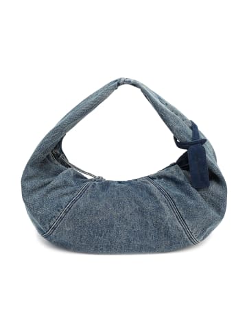 Les Visionnaires Greta Essential Schultertasche 37 cm in washed denim