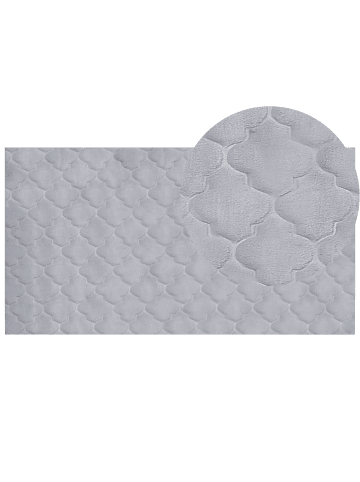 Beliani Shaggy GHARO in Grau - (W) 80 x (L) 150 cm