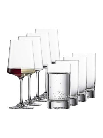 Zwiesel Glas 8er Set Wein- & Wassergläserset ECHO in transparent