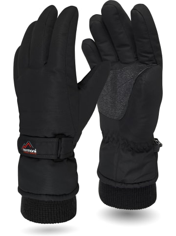 Normani Outdoor Sports Winterhandschuhe mit 3M Thinsulate™ (40 g) Snowguard Pro in Schwarz