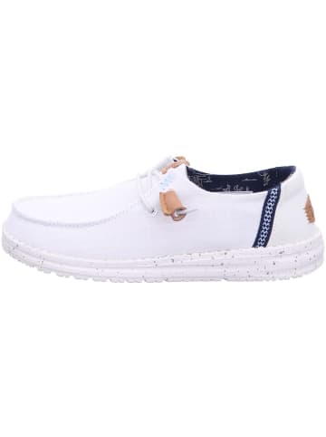 Hey Dude Halbschuhe Wendy Washed in Canvas White