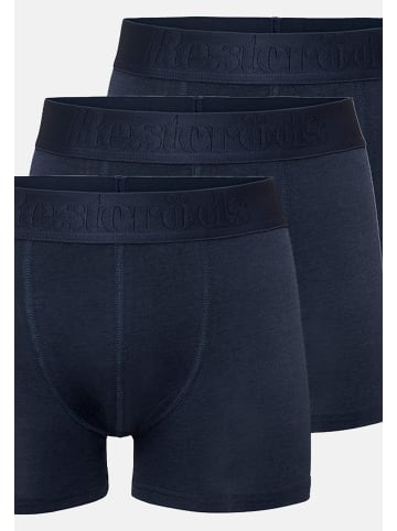 Resteröds Retro Short / Pant Bamboo in Navy