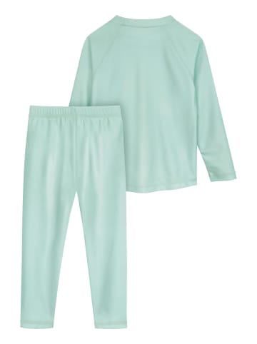Playshoes UV-Schutz Bade-Shirt 1/1-Arm Surf-Bus m. Legging in mint