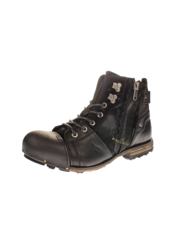 Yellow Cab Boots in Schwarz