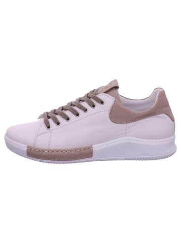 Esgano Damenschnürrschuhe halb sportlicher Boden Da. Sneaker in  Weiß