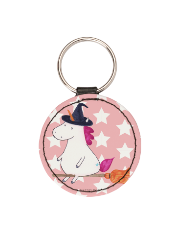 Mr. & Mrs. Panda mini schlüsselanhänger Einhorn Hexe ohne Spruch in Rot Pastell