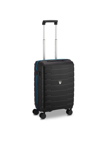 Roncato Skyline 2.0 Neon - 4-Rollen-Kabinentrolley S 55 cm (grey) in schwarz