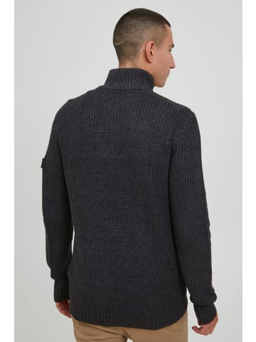 11 Project Troyer PRXanthos 21300769-ME Schicker Pullover mit Troyer-Kragen in Grau