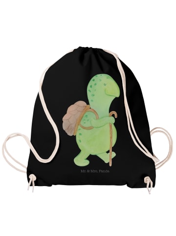 Mr. & Mrs. Panda Beutel Schildkröte Wanderer ohne Spruch in Schwarz