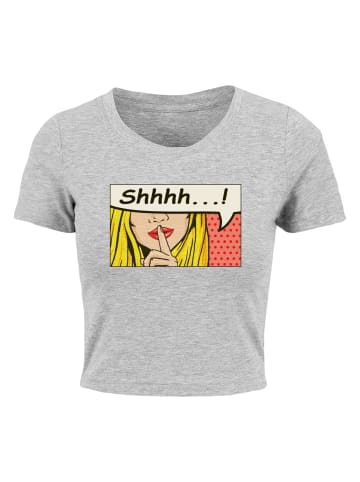 Merchcode Merchcode Cropped T-Shirts in grey