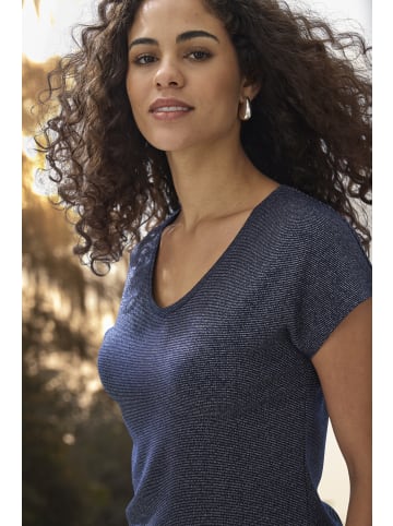 LASCANA Kurzarmshirt in navy