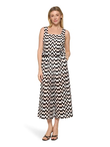 Betty Barclay Jumpsuit ohne Arm in Schwarz/Weiß