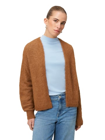 Zero  Cardigan offener Style in Camel Mouline