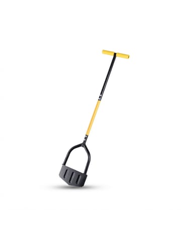 relaxdays Rasenkantenstecher in Schwarz/ Gelb - (B)22 x (H)106 x (T)3 cm