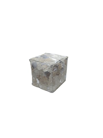 Kayoom Sitzkissen Spark Pouf 210 45 x 45 cm in grau - silber