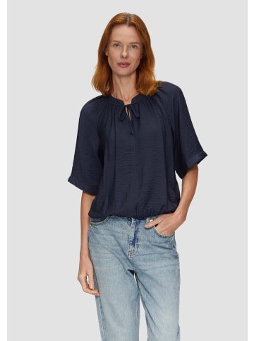 s.Oliver Bluse kurzarm in Blau