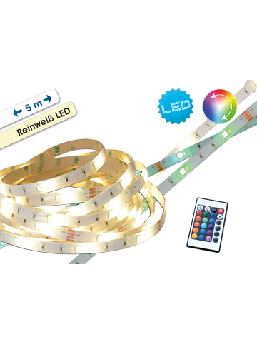 näve LED Stripe "Stripe" in bunt - (L)500 cm x (B)1 cm x (H)0.3 cm - EEK G